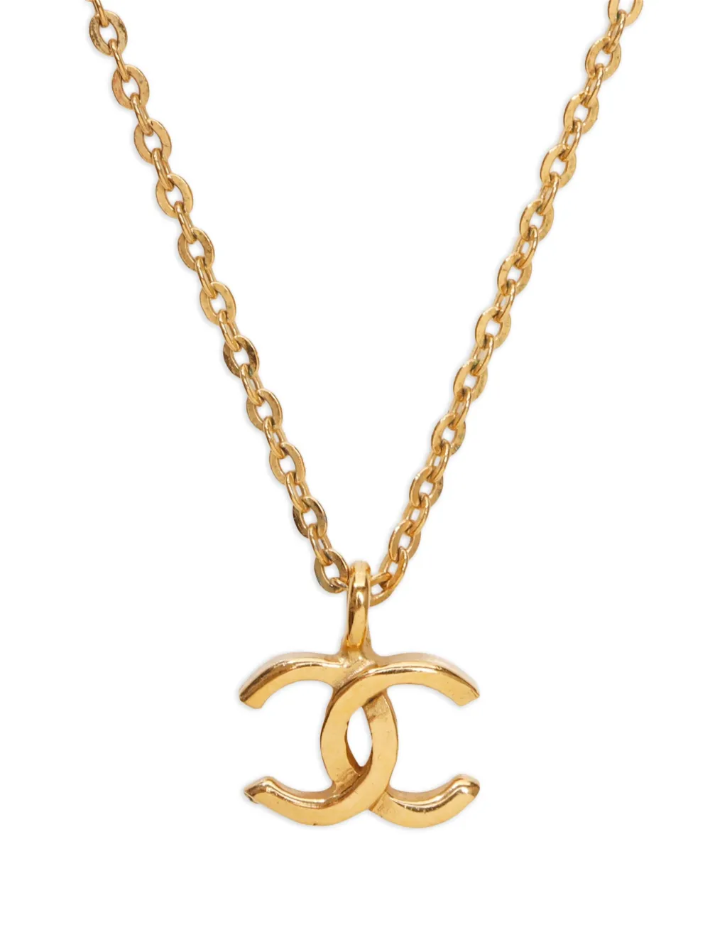 CHANEL Pre-Owned 1980-1990s CC-pendant necklace | Image 2