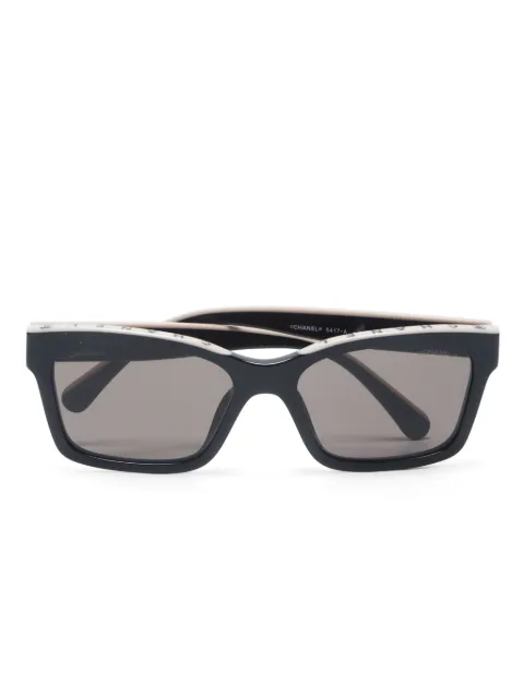 CHANEL Pre-Owned 2020-2024 square-frame sunglasses