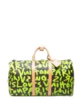 Louis Vuitton Pre-Owned 2009 Monogram Graffiti Keepall 50 travel bag - Green