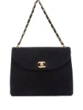 CHANEL Pre-Owned 1997-1999 suede shoulder bag - Black