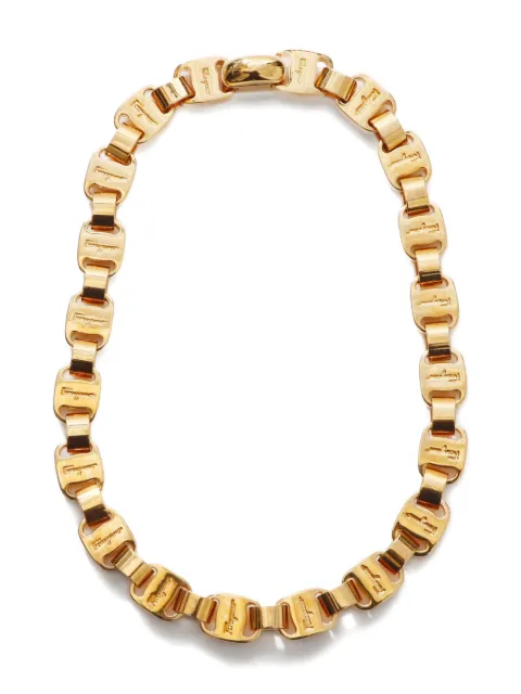 Ferragamo Pre-Owned gargantilla con logo 1980-2000