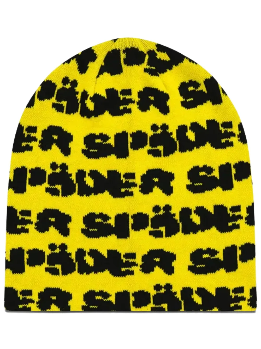 SP5DER Skully beanie - Geel