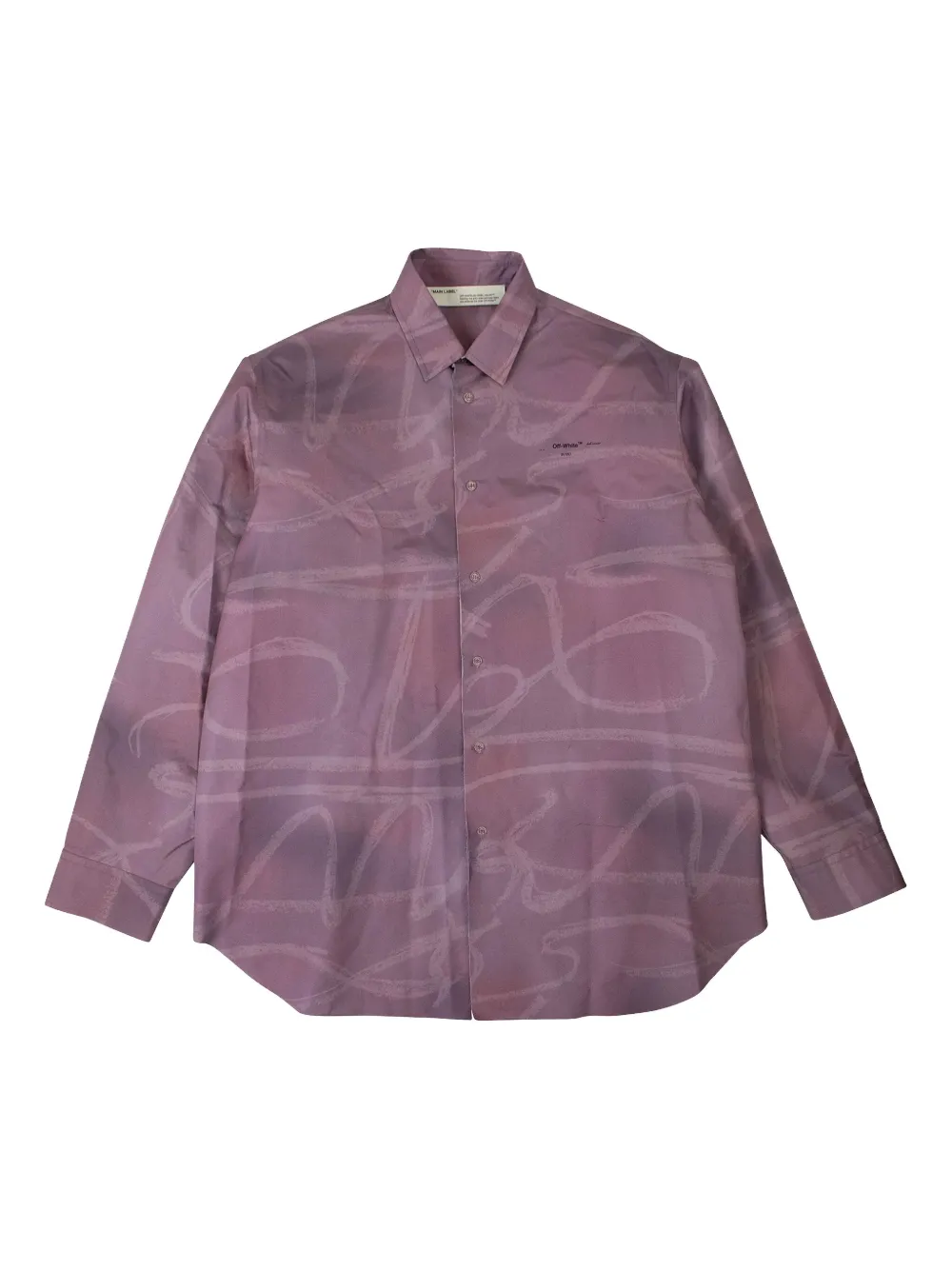 Off-white Stiff Button Down Shirt In Multi