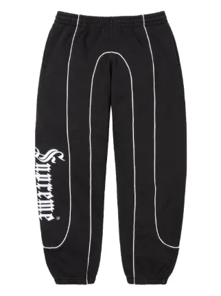 Supreme Curve Piping トラックパンツ | ブラック | FARFETCH JP