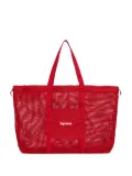 Supreme mesh tote bag - Red