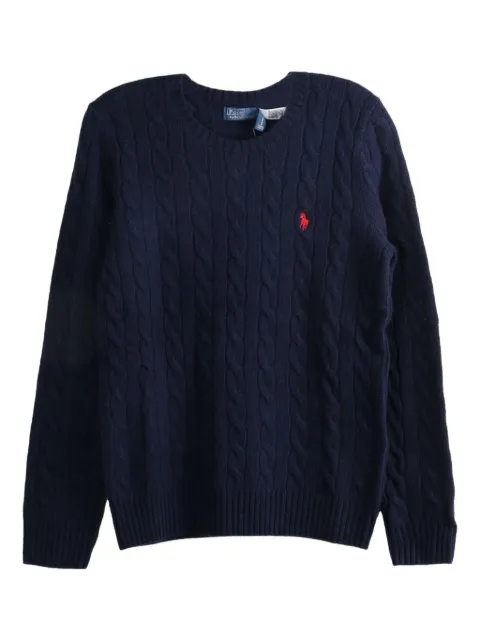 Polo Ralph Lauren كنزة بحياكة الضفيرة