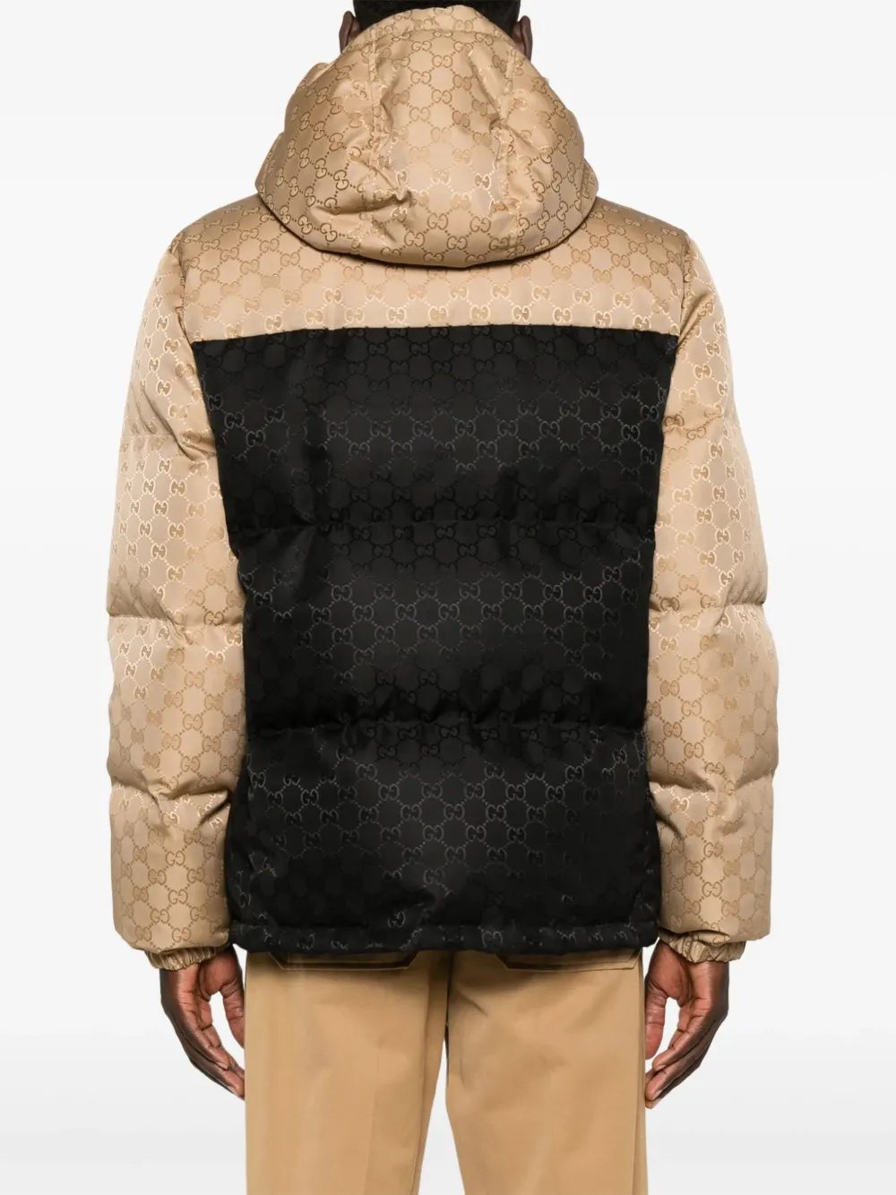Gucci GG canvas puffer jacket Zwart