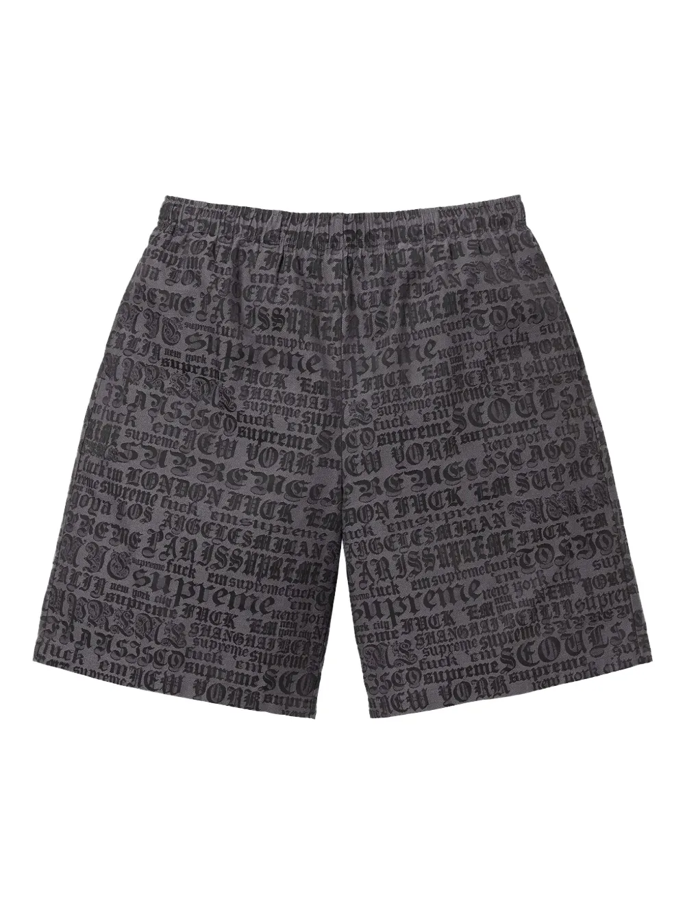 Supreme Cities Jacquard shorts | Black | Image 1