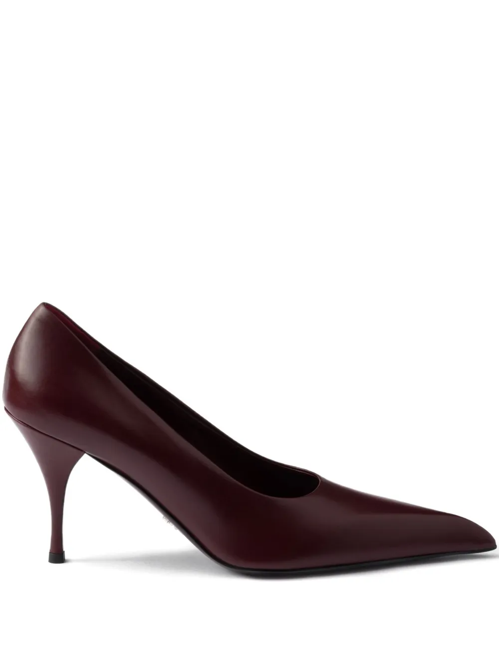 Prada 85mm leather pumps Red