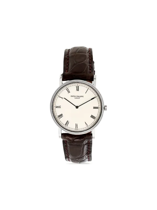 Patek Philippe Pre-owned Calatrava 32mm in White