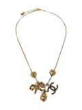 CHANEL Pre-Owned 2003 CC-charm necklace - Gold