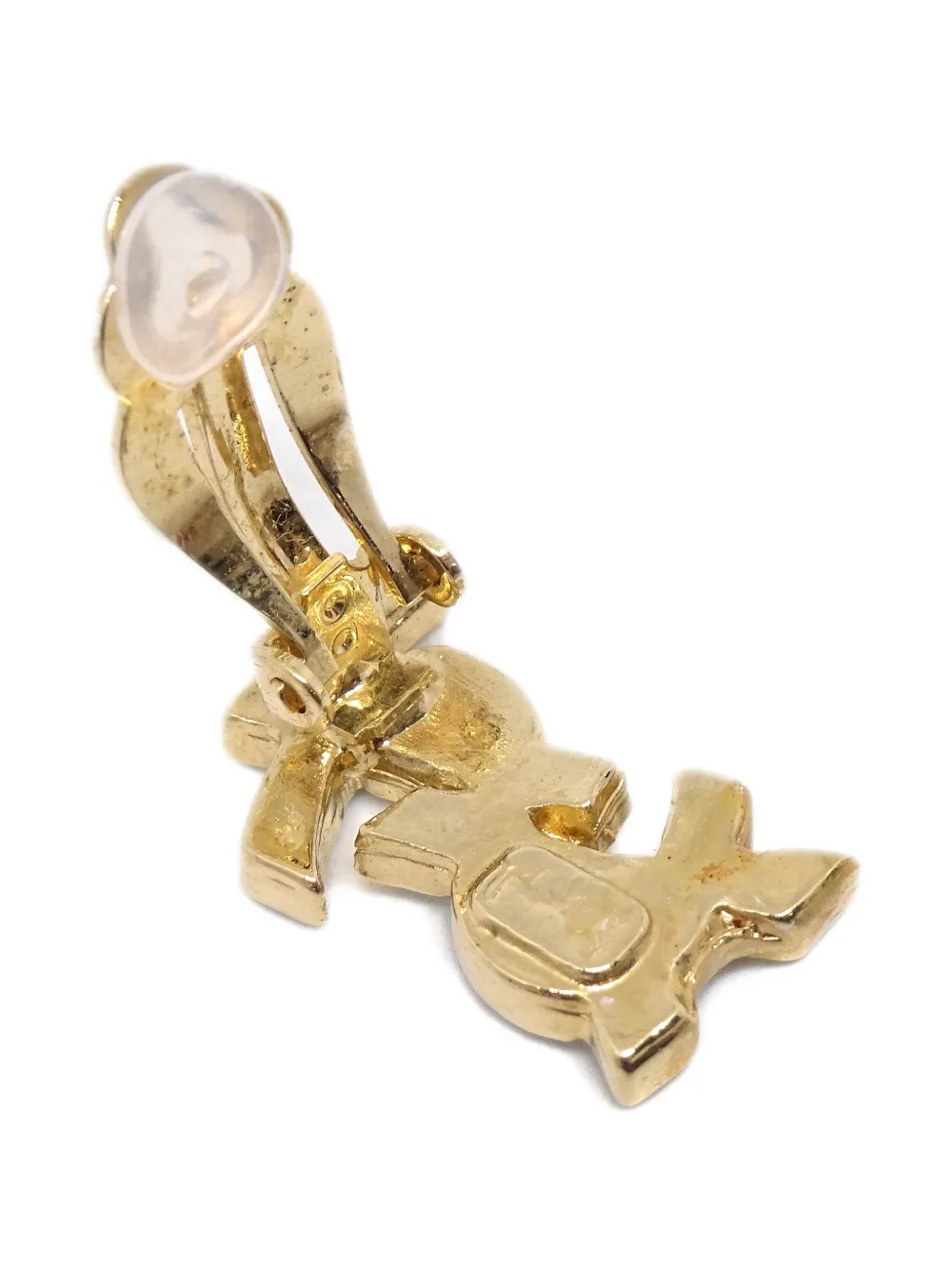 Pre-owned Saint Laurent 1990-2000s Crystal-embellished Earrings