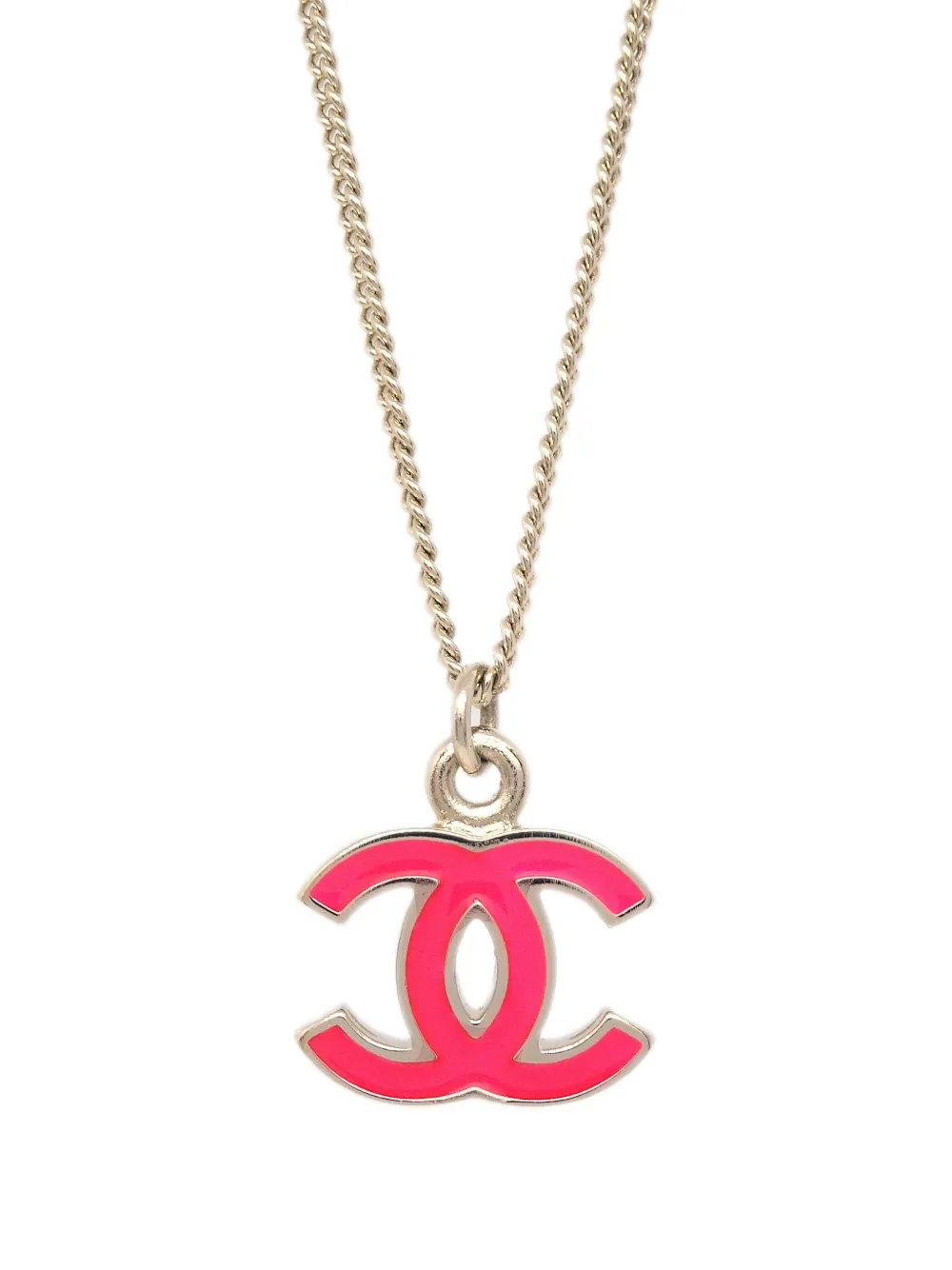 CHANEL Pre-Owned collier à pendentif CC (années 2004) | Image 2
