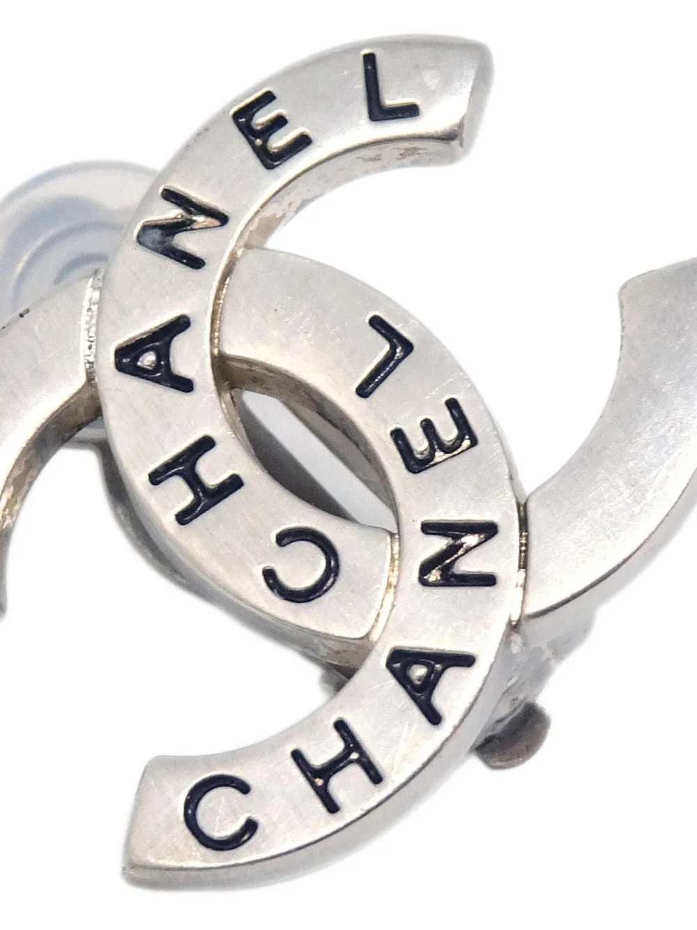 Pre-owned Chanel 1998 Cc-logo Clip-on Earrings