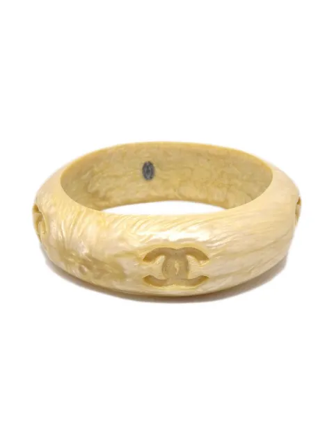 CHANEL Pre-Owned 1996 CC-debossed bangle bracelet
