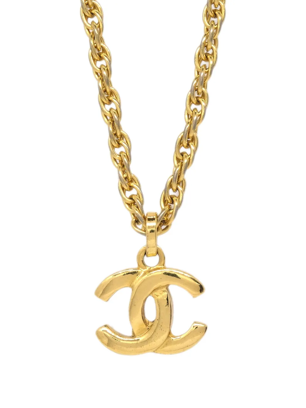CHANEL Pre-Owned collar con colgante CC 1990-2000 | Image 2