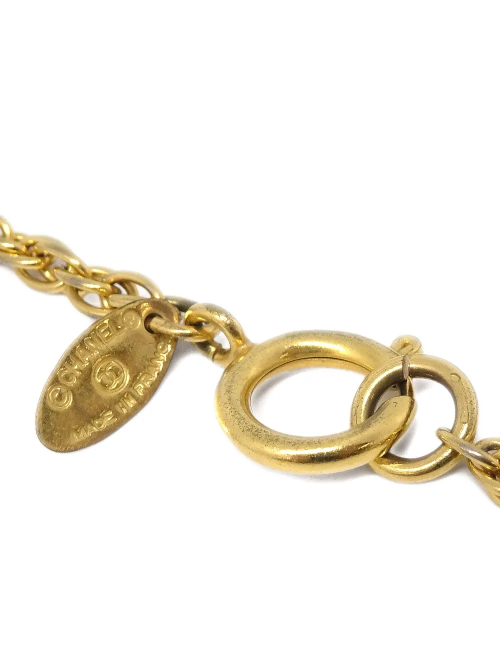 Pre-owned Chanel 1990-2000s Cc-pendant Necklace
