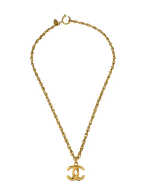 CHANEL Pre-Owned قلادة بدلاية CC من عقد 1990-2000