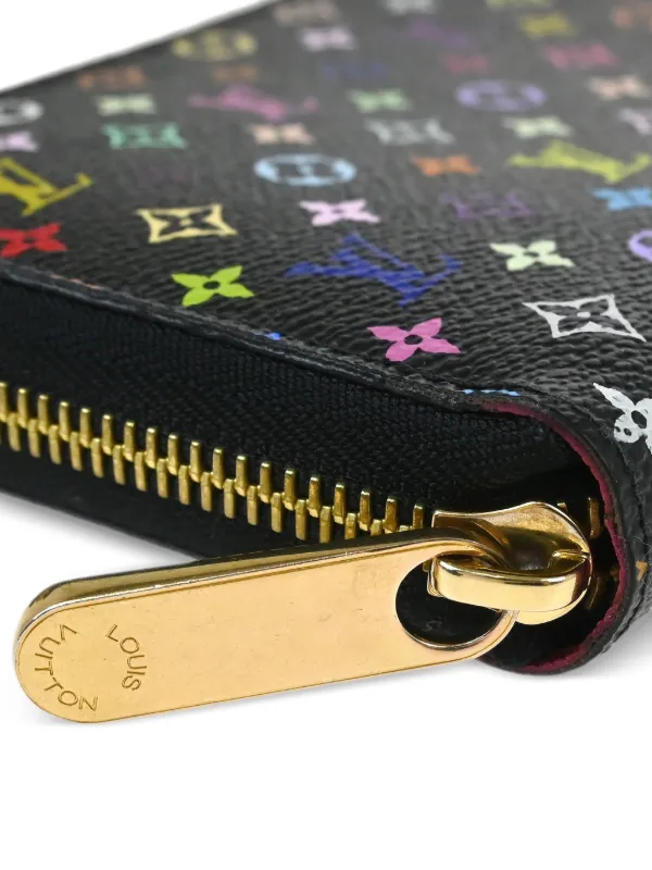 Louis Vuitton Pre-Owned x 村上隆 2016 モノグラム マルチカラー財布