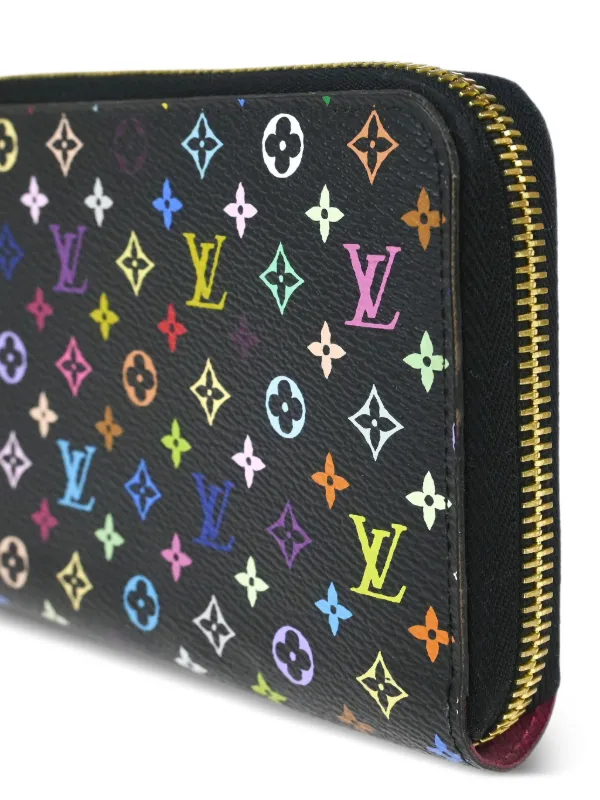 Louis Vuitton Pre-Owned x 村上隆 2016 モノグラム マルチカラー財布