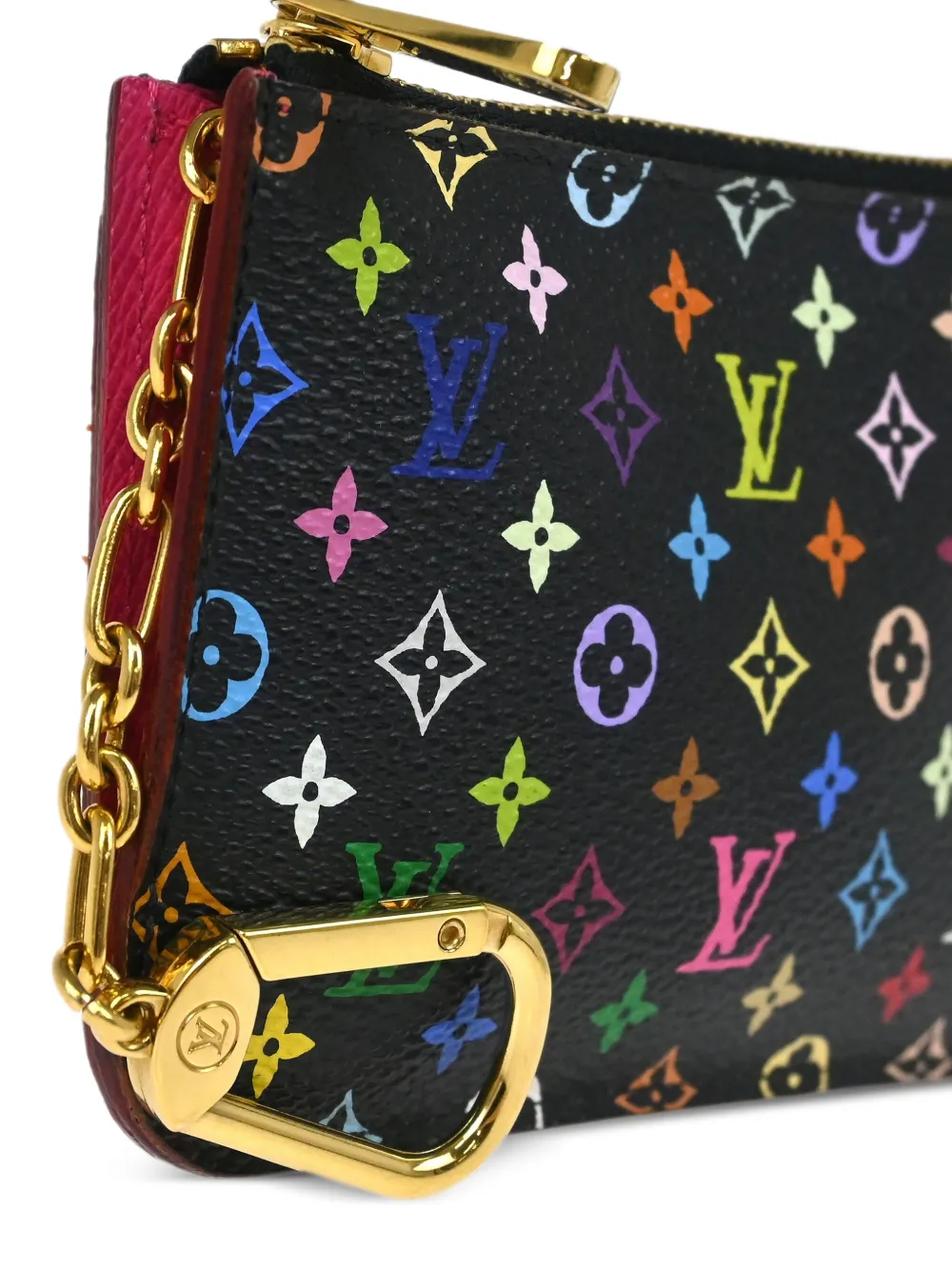 Pre-owned Louis Vuitton X Takashi Murakami 2012 Monogram Multicolour Wallet In Black