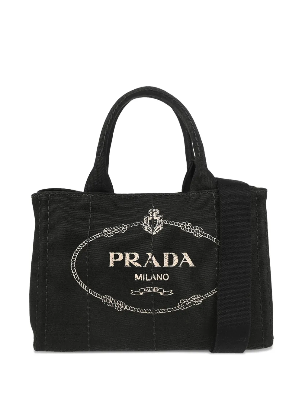 Prada Pre-Owned sac à main Canapa (années 2010) | noir | Image 1