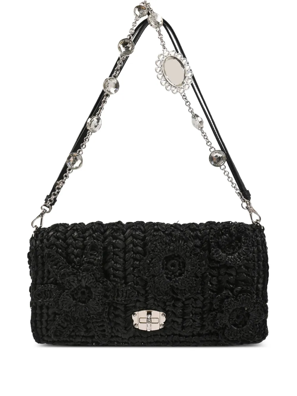 Miu Miu Pre-Owned 2010s Crystal shoulder bag | Schwarz | Image 1