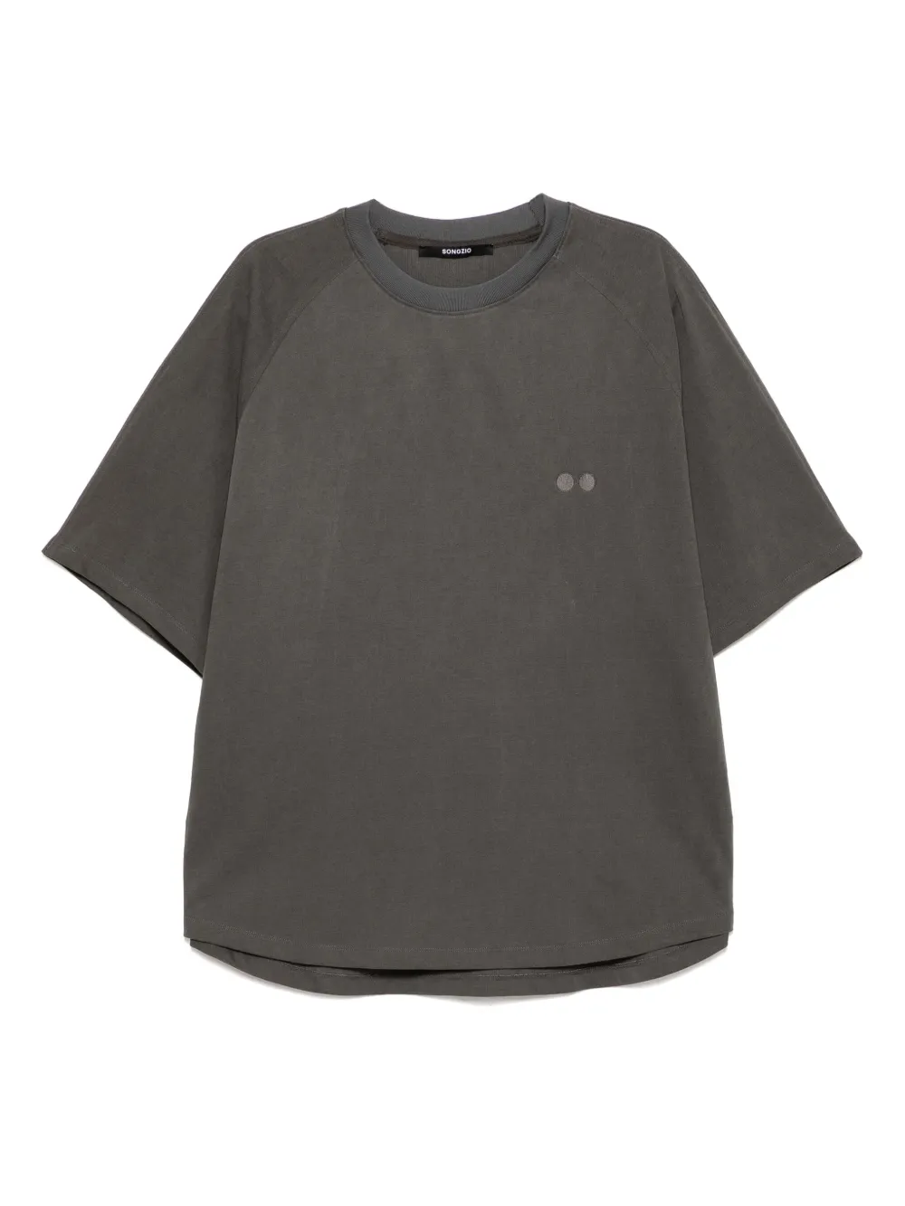 poetry embroidered raglan t-shirt