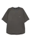SONGZIO poetry embroidered raglan t-shirt - Grey
