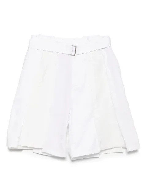 SONGZIO belted vertical shorts