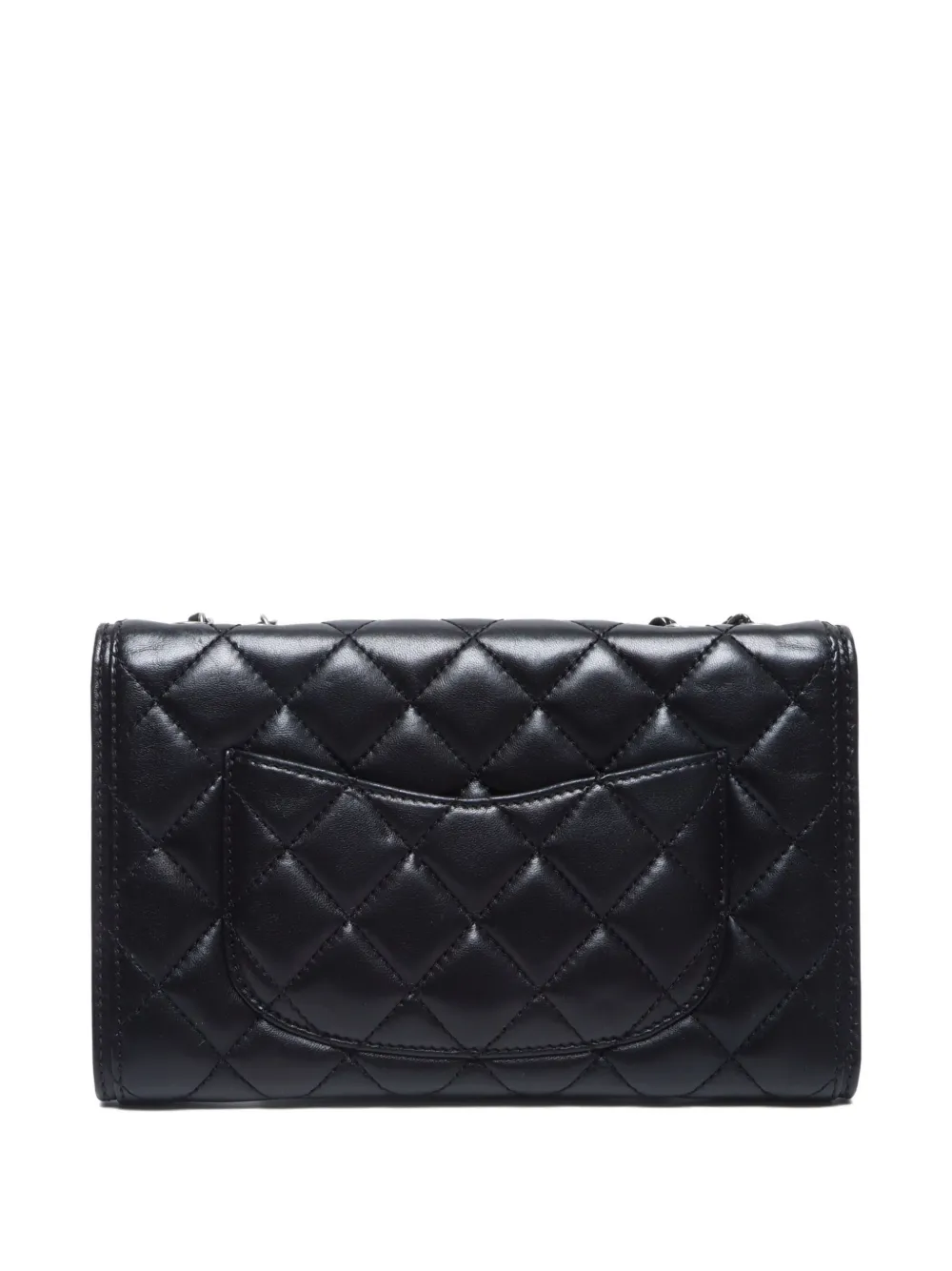 Pre-owned Chanel 2013-2014 Flap Shoulder Bag In Black