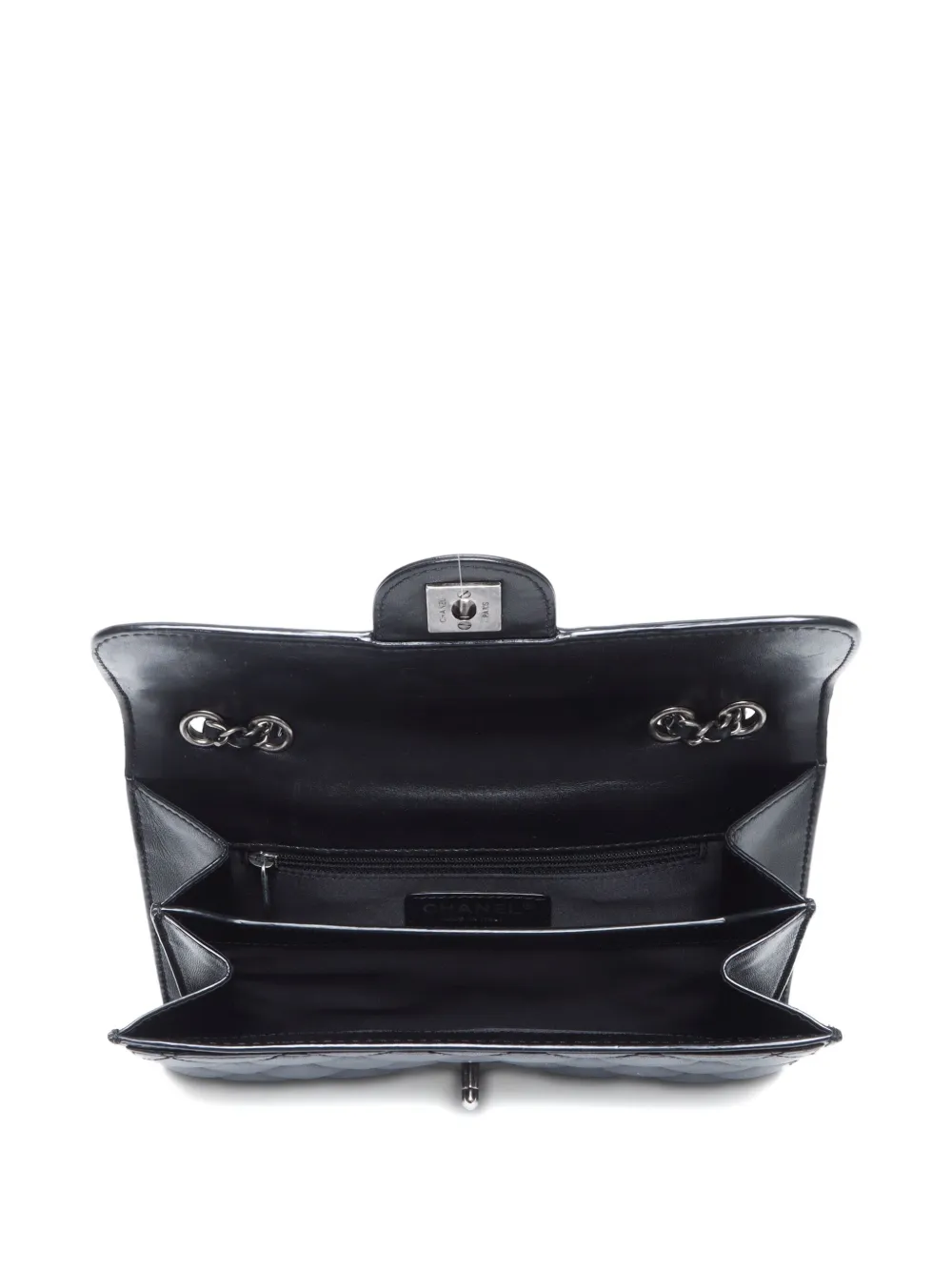 Pre-owned Chanel 2013-2014 Flap Shoulder Bag In Black
