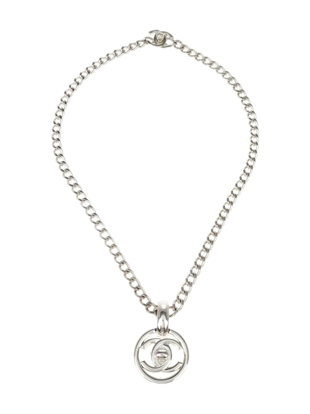 Pre-owned Chanel 1997 Medallion-pendant Necklace