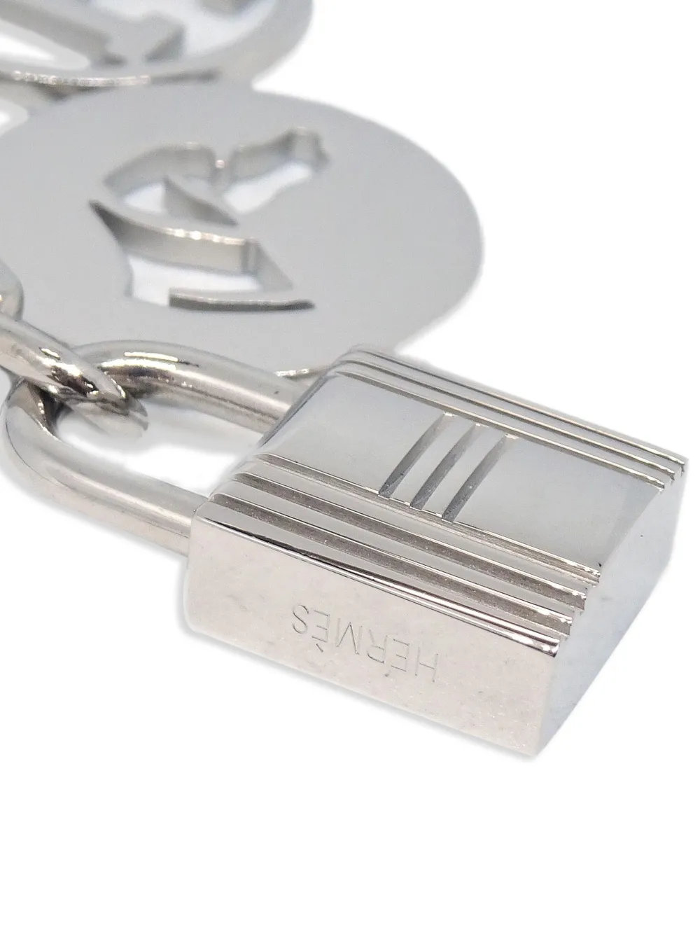 Hermès Pre-Owned 1990-2000s Amulet Bull Lock keychain | Image 2