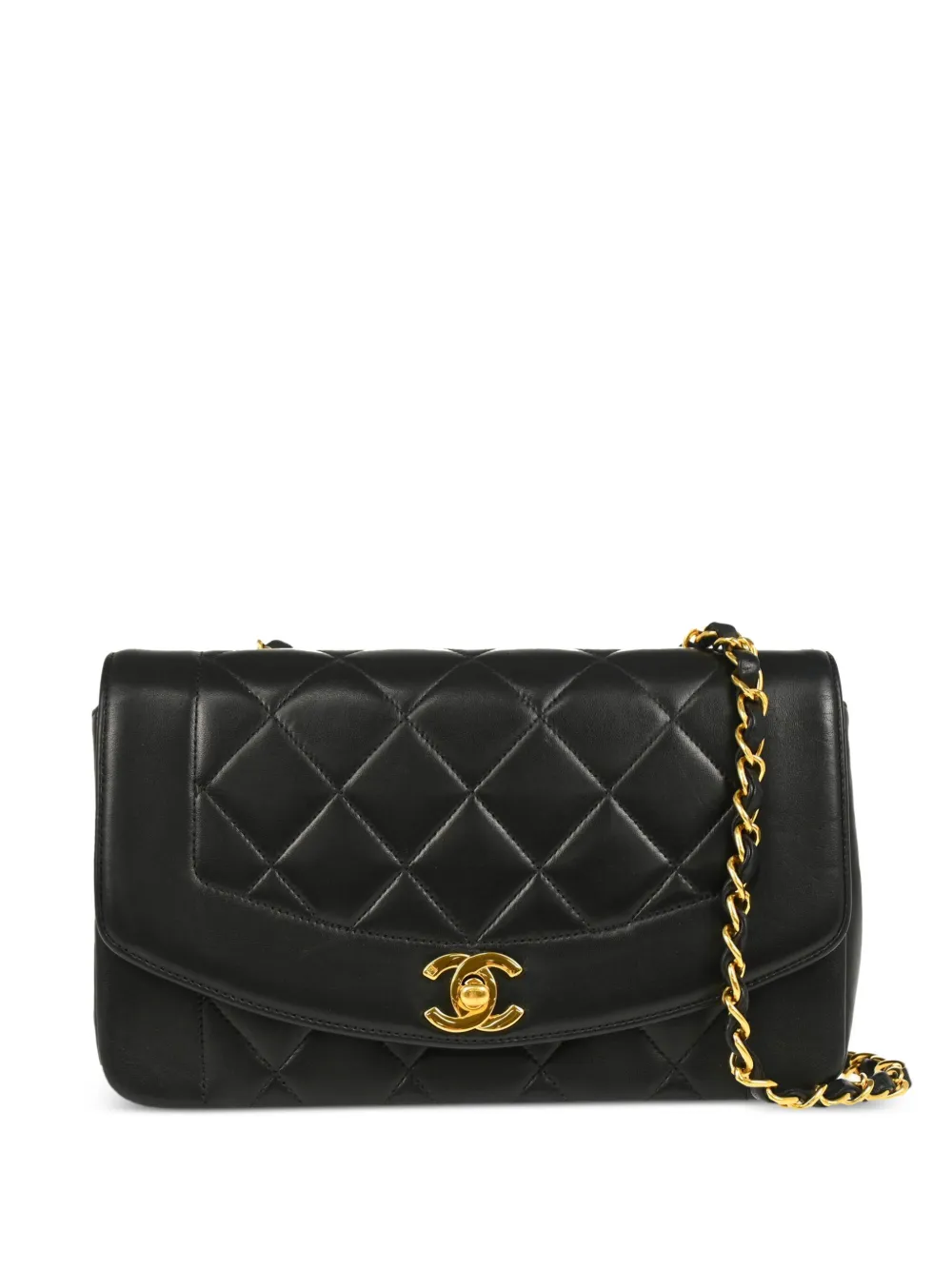 CHANEL Pre-Owned Borsa a spalla Diana piccola 1997 - Nero