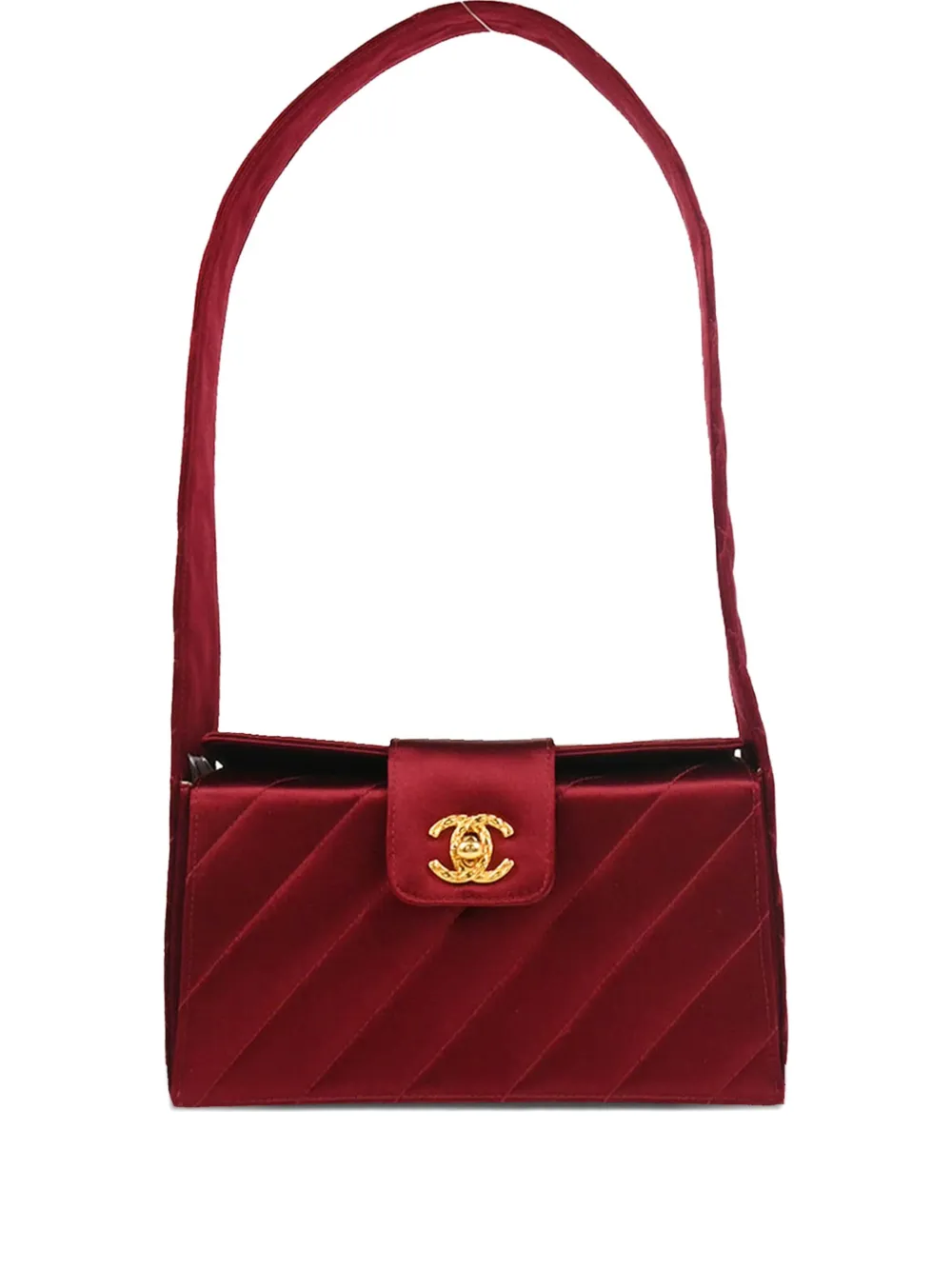 CHANEL Pre-Owned sac porté épaule à design matelassé (1992) | rouge | Image 1