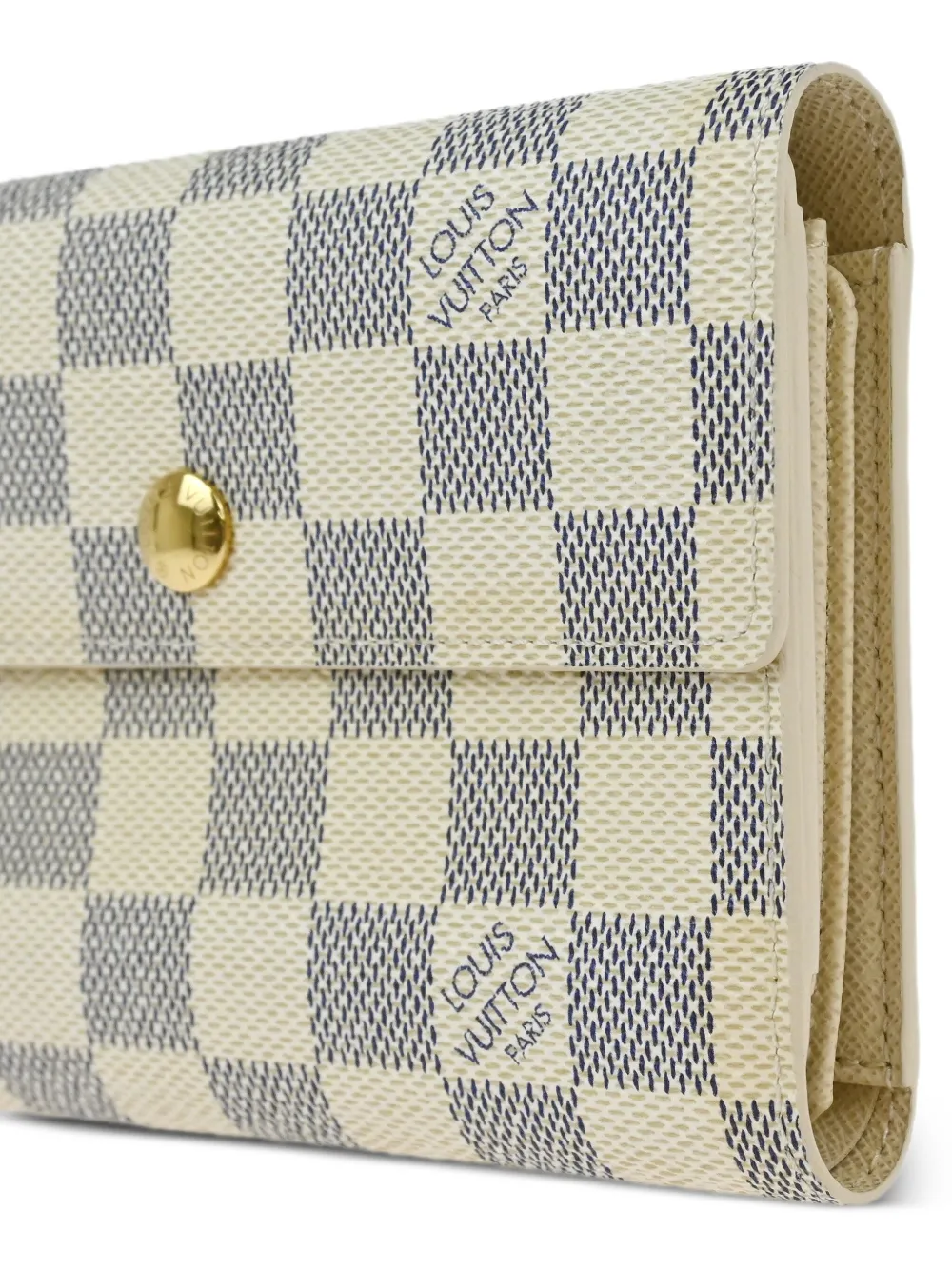 Pre-owned Louis Vuitton 2010 Alexandra Wallet In White