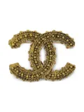 CHANEL Pre-Owned 2011 CC brooch pin - Gold