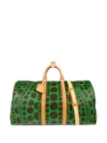 Louis Vuitton Pre-Owned x Yayoi Kusama 2012 Pumpkin Dot Keepall 55 duffle bag - Brown