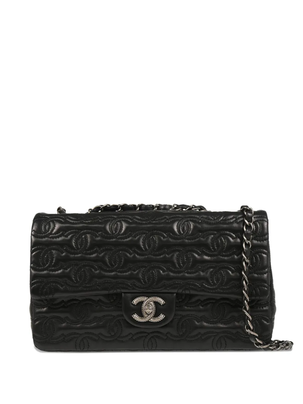 CHANEL Pre-Owned 2014 クラシック フラップ ショルダーバッグ - ブラック CHANEL Pre-Owned 2014 クラシック フラップ ショルダーバッグ - ブラック