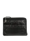 CHANEL Pre-Owned 2014 Je Ne Suis Pas En Solde clutch bag - Black