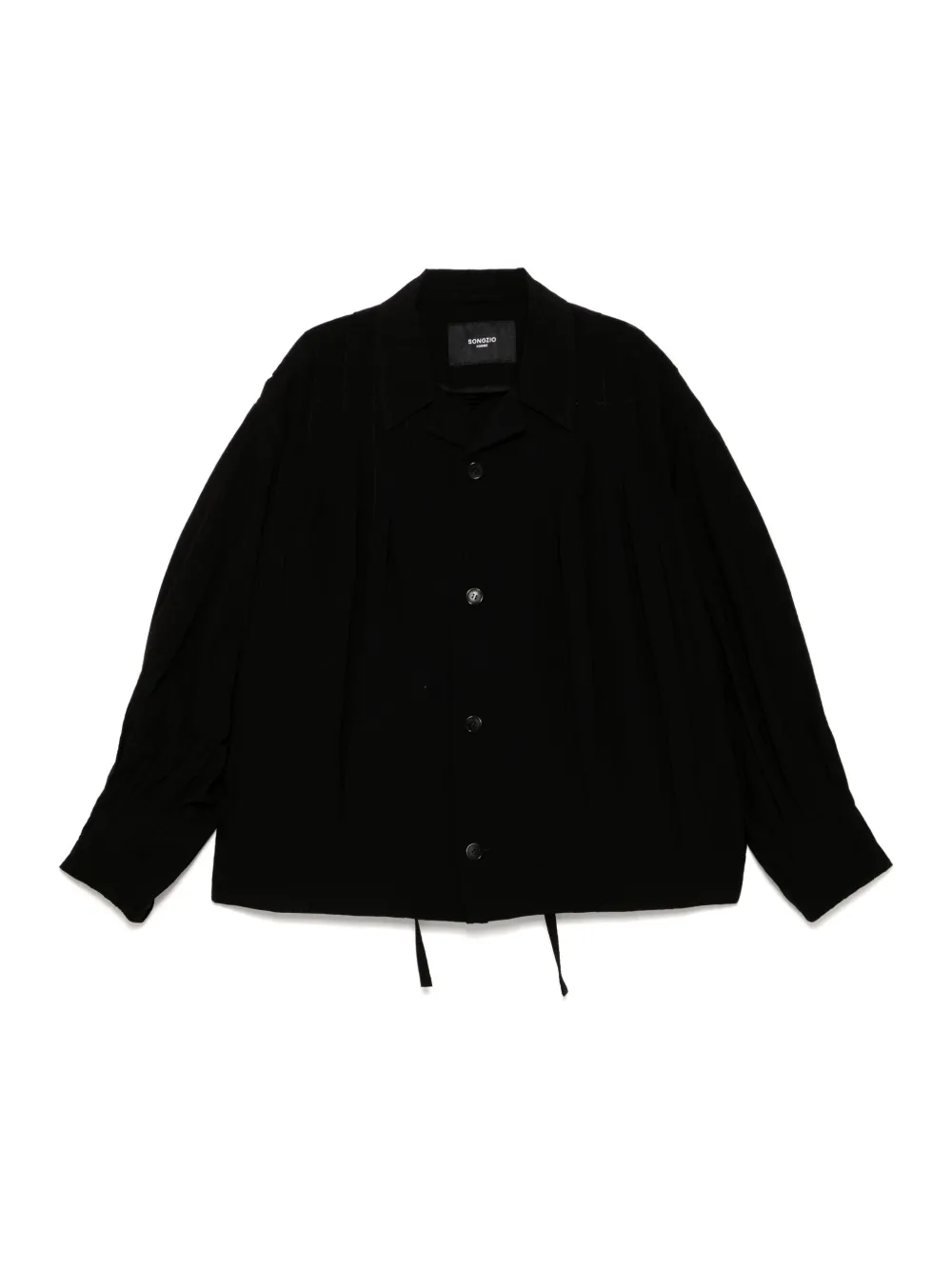 SONGZIO Polydart collared jacket | 黑色 | Image 1