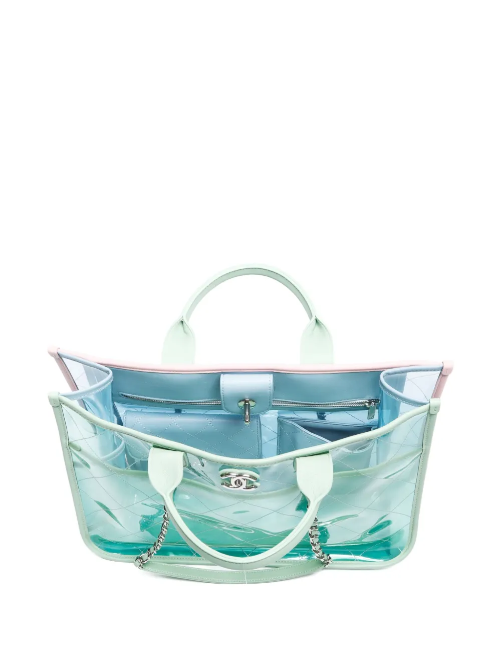 Pre-owned Chanel 2018 Coco Splash Two-way Shopping Tote Bag