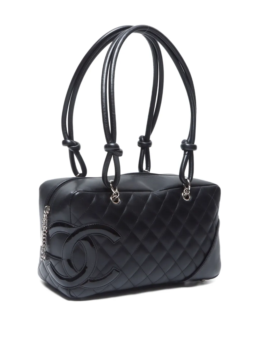 Pre-owned Chanel 2005-2006 Mini Cambon Line Boston Bag