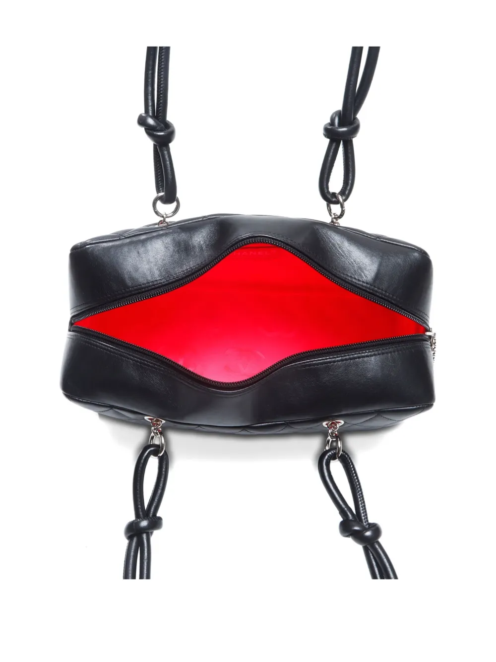 Pre-owned Chanel 2005-2006 Mini Cambon Line Boston Bag