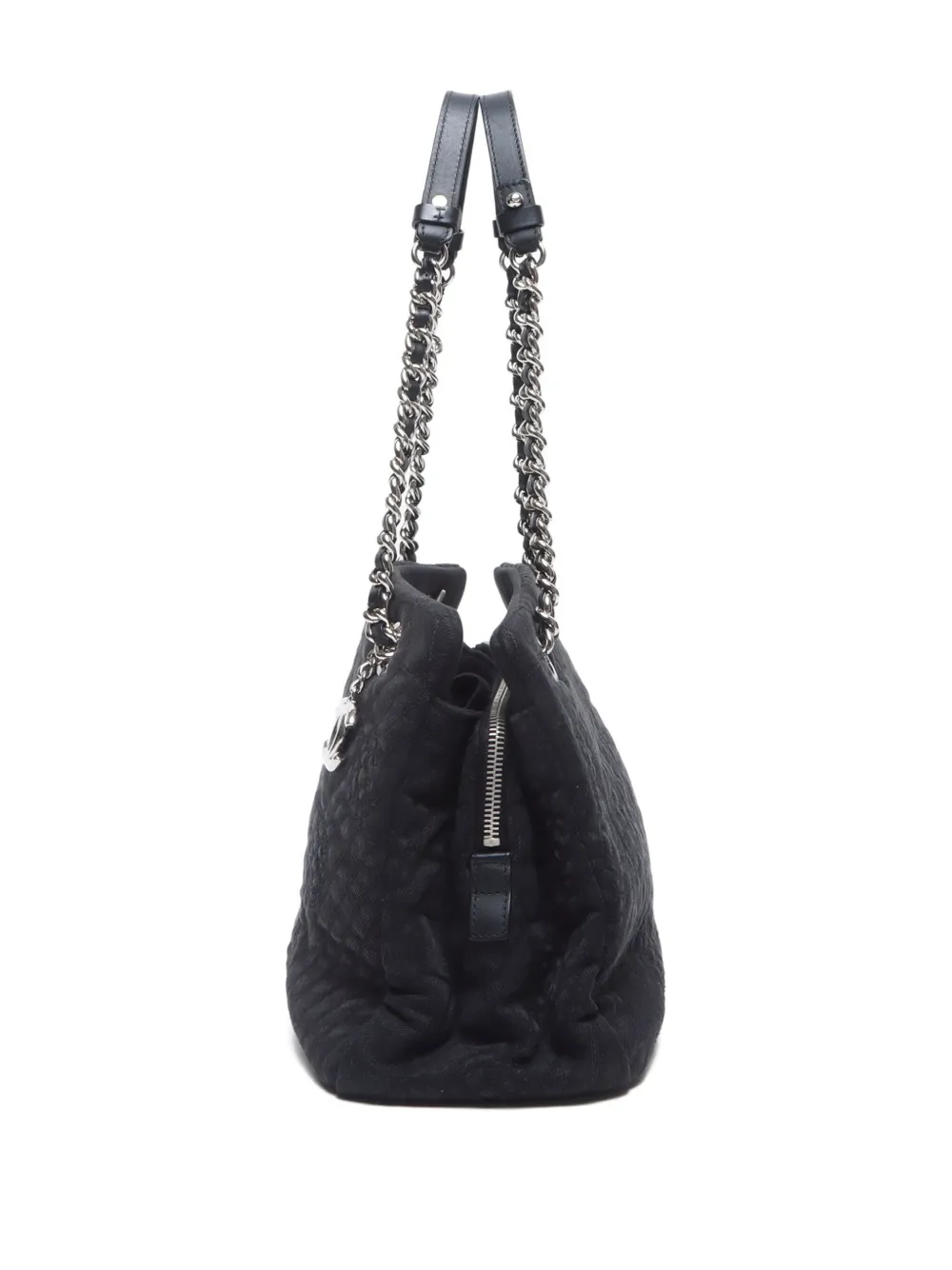 Pre-owned Chanel 2012 Camellia Canvas Shoulder Bag