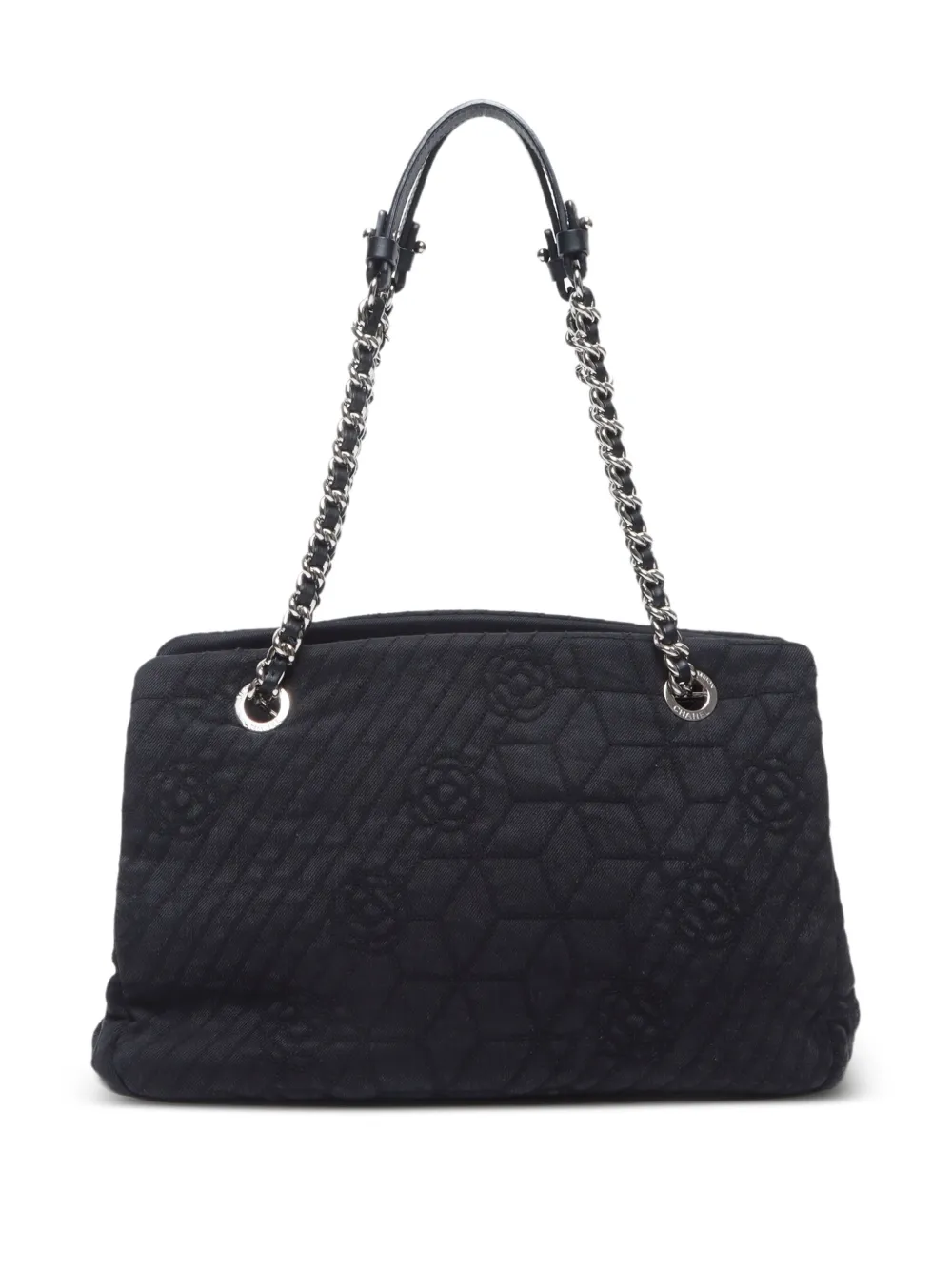 CHANEL Pre-Owned 2012 camellia canvas shoulder bag | Pre-Owned | Image 2