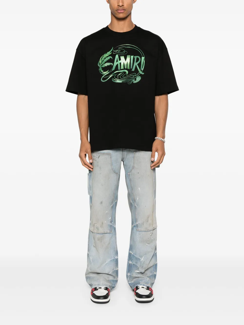 AMIRI cotton T-shirt - Zwart