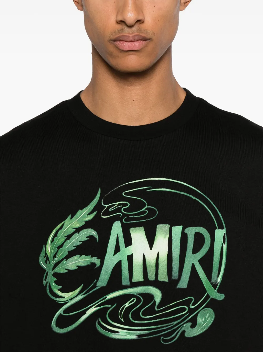 AMIRI Katoenen T-shirt Zwart