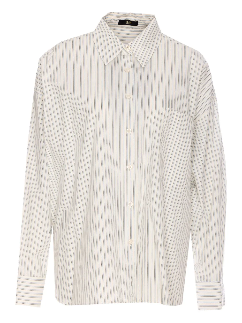 Eleh camisa con rayas estampadas | blanco | Image 1